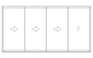 Stacking Doors (3 track and 4 track) - 4000 Series | B&W Sydney